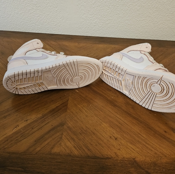 JORDAN 1 MID (PS) PINK WASH/VIOLET FROST SIZE 11C - Picture 8 of 10